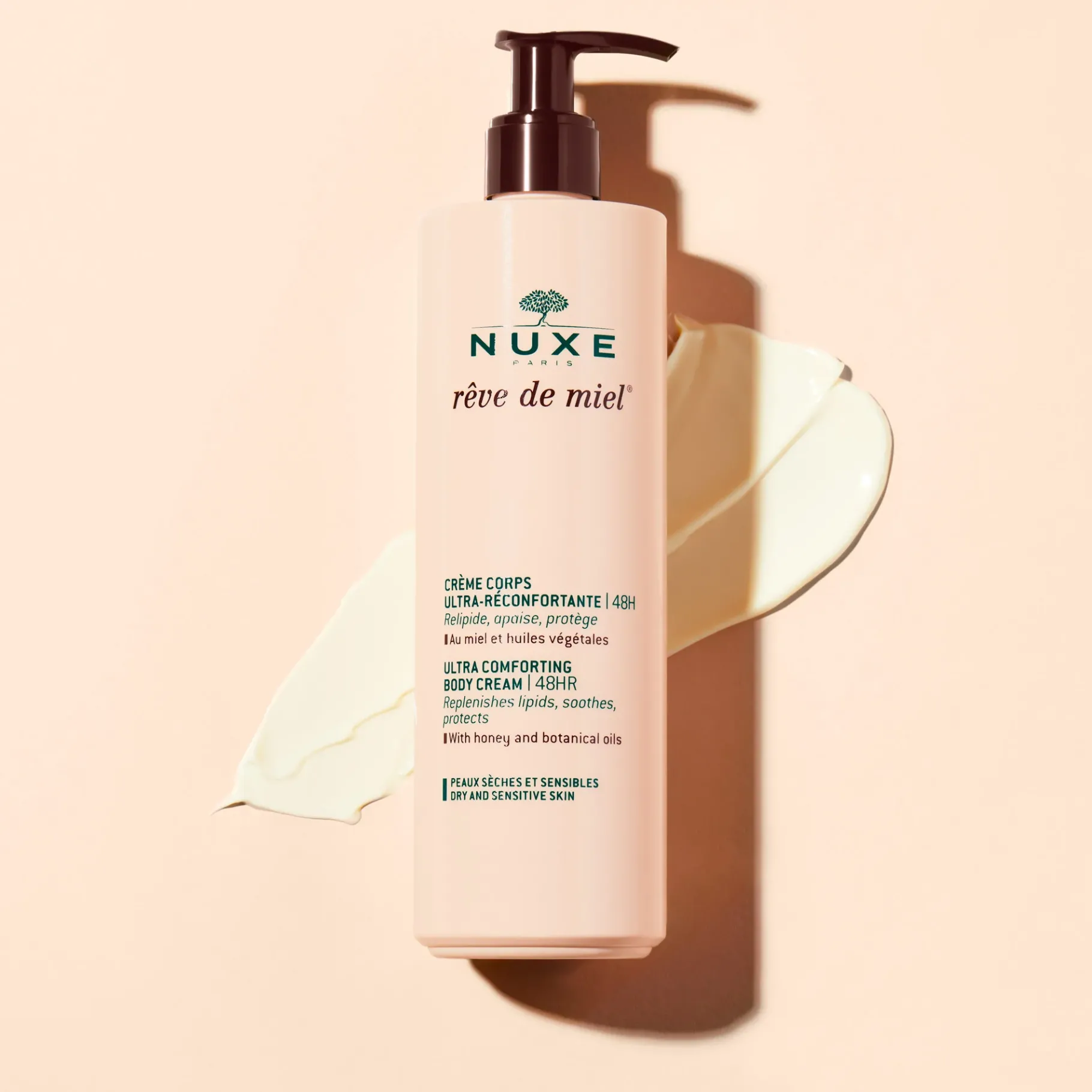 Confort & Nutrition|Crème Corps|NUXE Duo Gel Lavant et Crème Corps, Rêve de Miel®