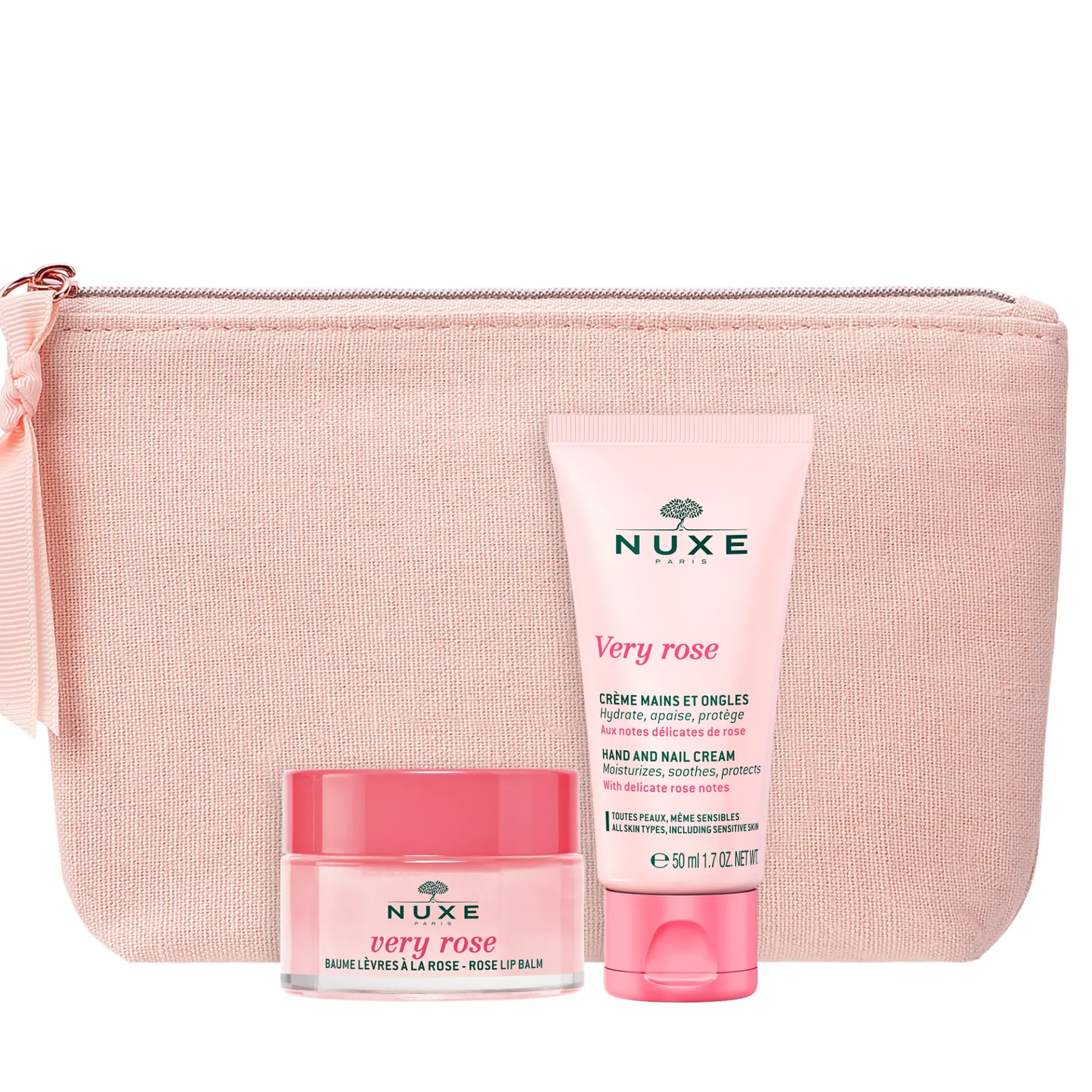 Hydratation|Petits Prix|NUXE Duo Lèvres et Mains, Very Rose