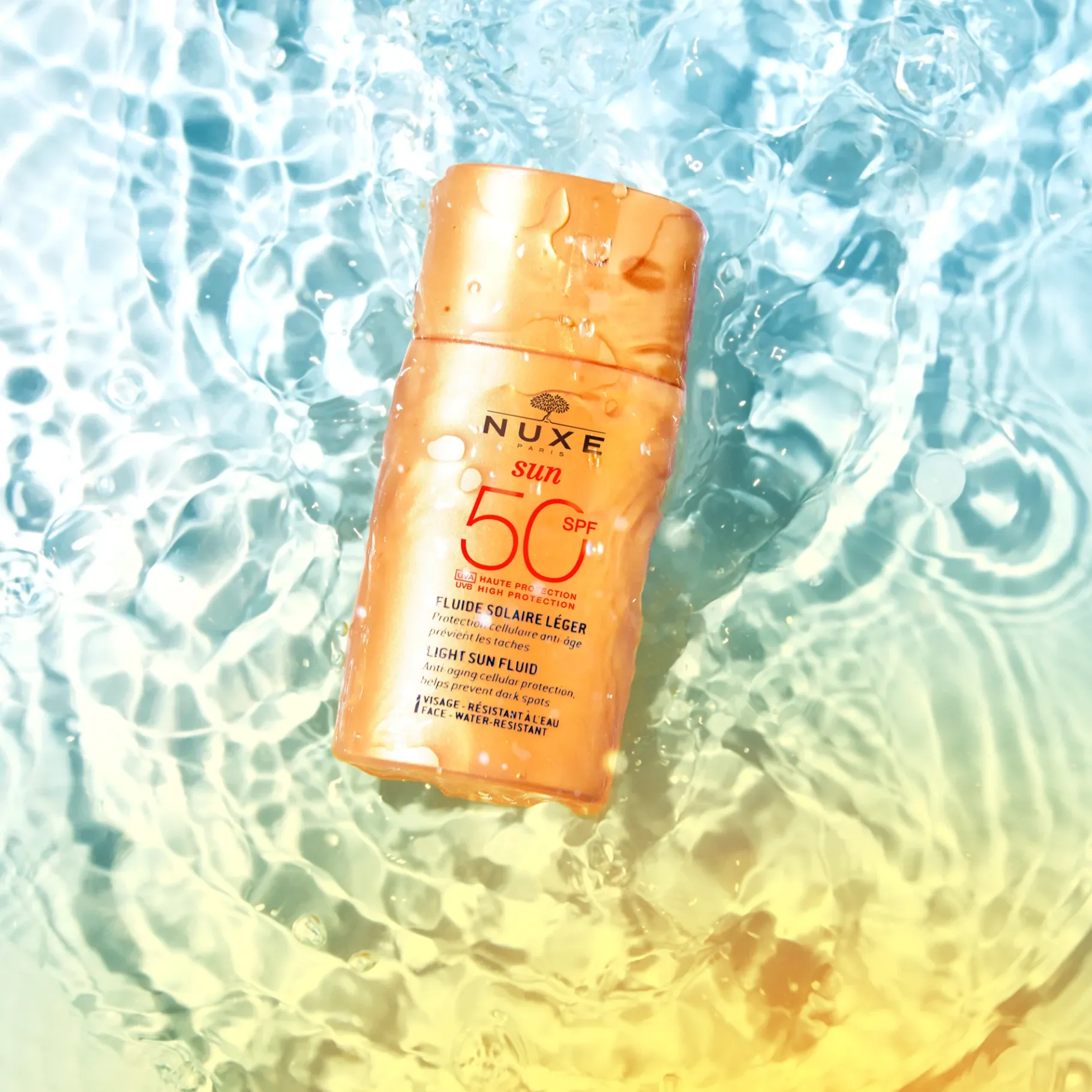 Anti-oxydants|Teint Unifié & Pores Resserreés|NUXE Fluide Léger Haute Protection SPF50