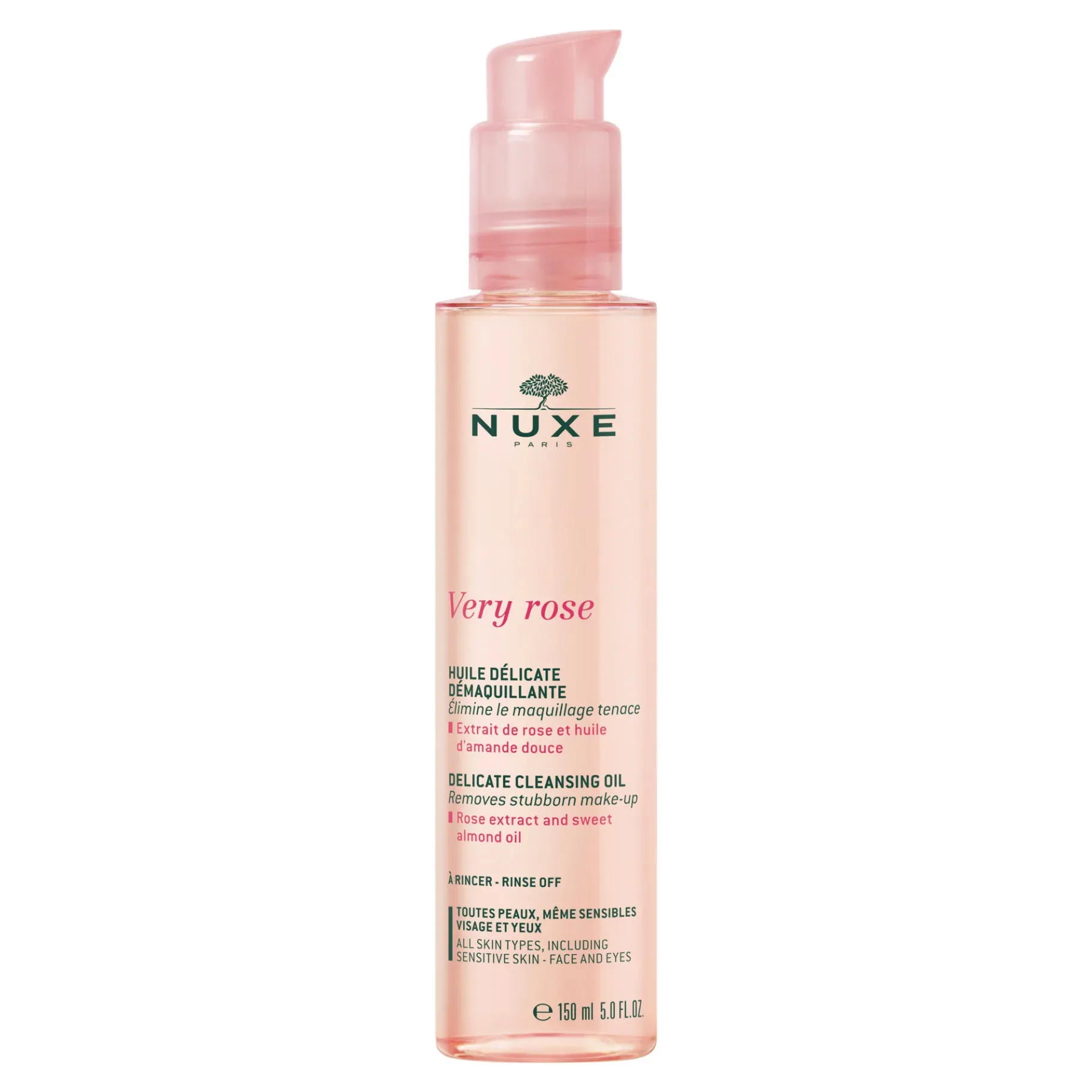 Huiles 100% Végétales|Nettoyant & Démaquillant|NUXE Huile Délicate Démaquillante - ancienne formule