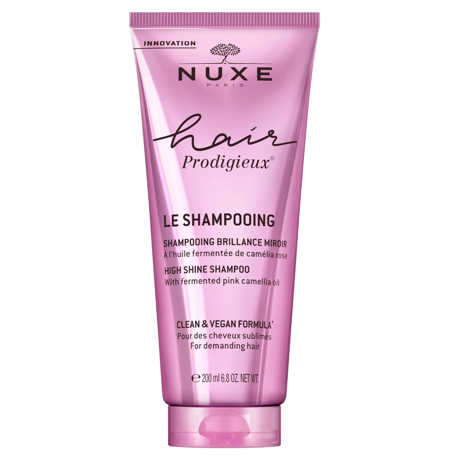 Huiles 100% Végétales|Shampooing|NUXE Le Shampooing Brillance Miroir